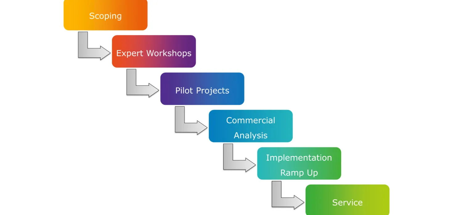 6 step process for Process Innovation Services