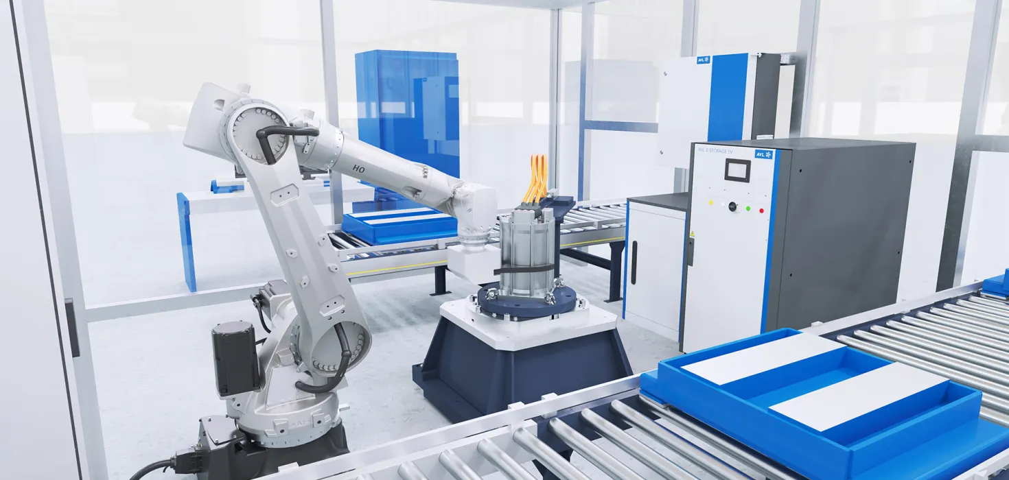 rendering of e-motor EOL unloaded testbed