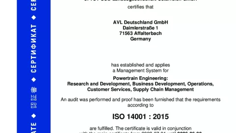 AVL Deutschland GmbH_Affalterbach_ISO14001_U1530569  012-21