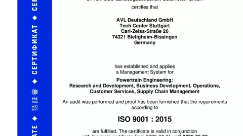 AVL Deutschland GmbH_Tech Center Stuttgart_ISO9001_Q1530569  004-014