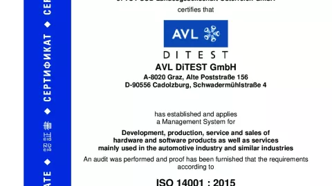 AVL DiTEST GmbH_ISO 14001_AT002396_EN