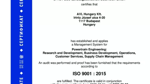 AVL Hungary Kft_Budapest_ISO 9001_Q1530569  N012-01