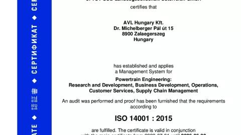 AVL Hungary Kft_Zalaegerszeg_ISO 14001_U1530569  028-02