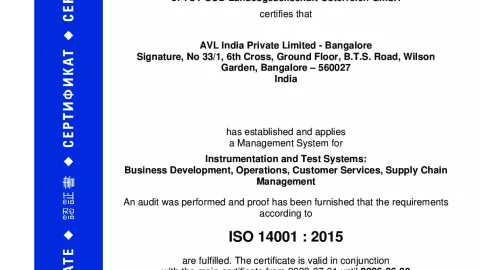 AVL India Pvt. Ltd_Bangalore_ISO14001_U1530569 009-05