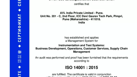 AVL India Pvt. Ltd_Pune_ISO14001_U1530569 009-02