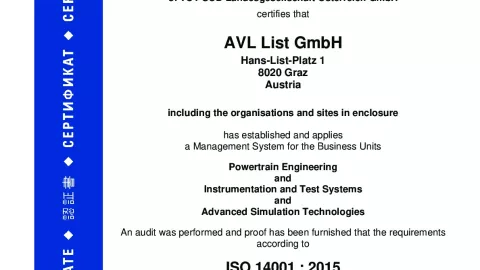 AVL List GmbH_Group certificate_ISO 14001_U1530569