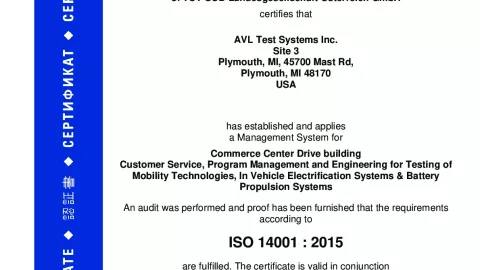 AVL Test Systems Inc._Plymouth Site 3_ISO 14001_U1530569 008-03