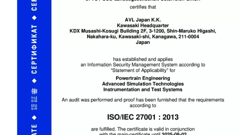 AVL Japan K.K_Kawasaki_HQ_ISO  27001_ISMS1530569-046