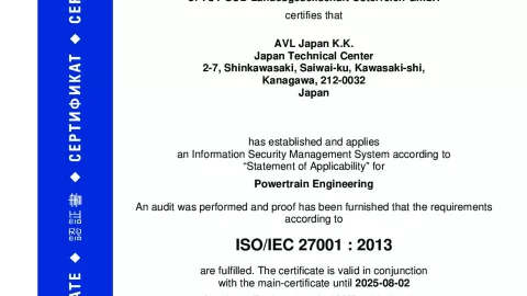 AVL Japan K.K_Kawasaki_JTC_ISO  27001_ISMS1530569-047