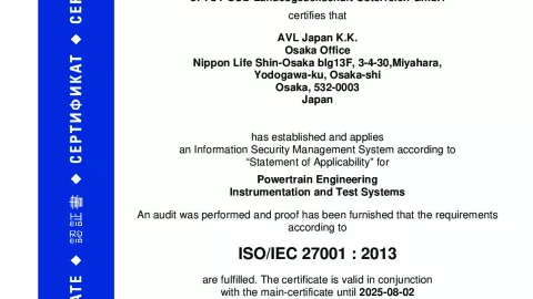 AVL Japan K.K_Osaka_ISO  27001_ISMS1530569-051