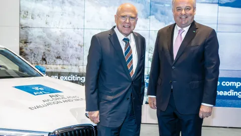 AVL CEO Helmut List und LH Hermann Schützenhöfer AVL CEO Helmut List und LH Hermann Schützenhöfer