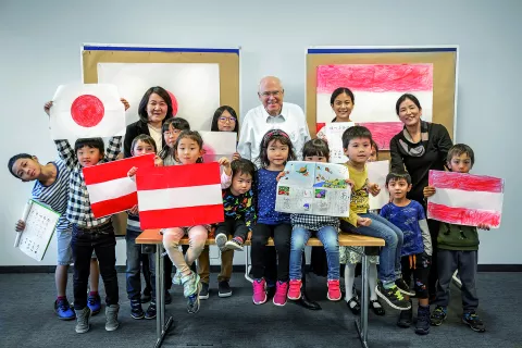 AVL CEO Helmut List eröffnet japanische Schule AVL CEO Helmut List eröffnet japanische Schule